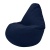 Кресло мешок Велюр Синий (размер XL) заказать в интернет магазине Папа Пуф с доставкой недорого
